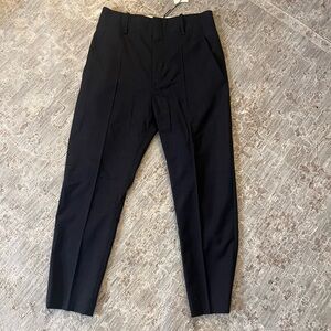 Isabel Marant Étoile Navy Plaid Trousers